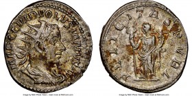 Volusian (AD 251-253). AR antoninianus (22mm, 12h). NGC AU. Milan, AD 251-253. IMP C C VIB VOLVSIANVS AVG, radiate, draped and cuirassed bust of Volus...