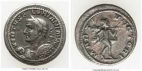 Florian (AD 276). AR denarius modern copy (20mm, 5.51 gm, 6h). VF. 19th century Becker imitation of Rome (?). VIRTVS F-LORIANI A-VG, laureate, cuirass...