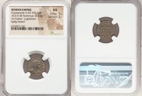 Constantine II, as Caesar (AD 337-340). AE3 or BI nummus (17mm, 2.53 gm, 6h). NGC MS 5/5 - 3/5. Lugdunum, 1st officina, AD 330-331. CONSTANTINVS IVN N...