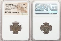 Constantinople Commemorative (ca. AD 330-340). AE3 or BI nummus (17mm, 2.77 gm, 12h). NGC MS 5/5 - 4/5. Lugdunum, 1st officina, AD 332, struck under C...