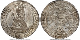 Maximilian II Taler 1573 AU58 NGC, Kuttenberg mint, Dav-8056. 

HID09801242017

© 2020 Heritage Auctions | All Rights Reserved