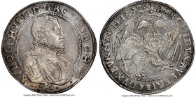 Rudolph II Taler 1592 AU58 NGC, Kuttenberg mint, KM-MB300, Dav-8079. 

HID09801242017

© 2020 Heritage Auctions | All Rights Reserved