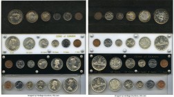 7-Piece Lot of Uncertified Mints Sets, Includes 7 Sets with 6 coins each, cent through Dollar, of following dates. (1) 1949, (1) 1950, (1) 1951, (2) 1...