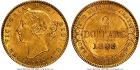 Newfoundland. Victoria gold 2 Dollars 1888 MS62 NGC, London mint, KM5. Last year of type. 

HID09801242017

© 2020 Heritage Auctions | All Rights ...