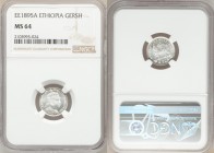 Menelik II 5-Piece Lot of Certified Gersh EE 1895 (1902/1903)-A MS64 NGC, Paris mint, KM12. Sold as is, no returns. 

HID09801242017

© 2020 Herit...