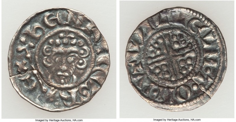 John (1199-1216) Penny ND (1204/5-1216) VF (Flan Crack), Short Cross type, Class...