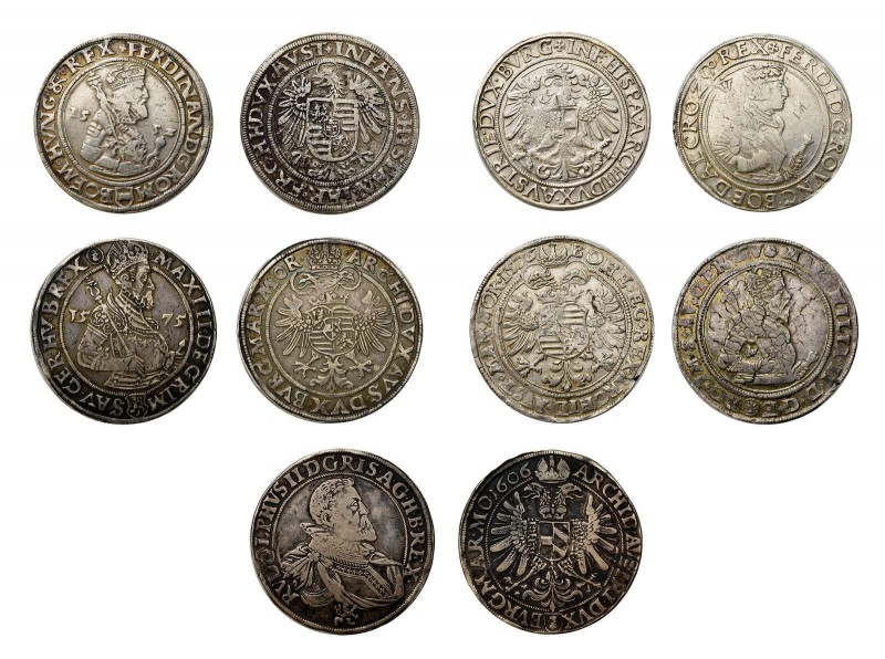 * Partie Römisch Deutsches Reich. Dabei: Ferdinand I., Taler 1552, Joachimstal, ...