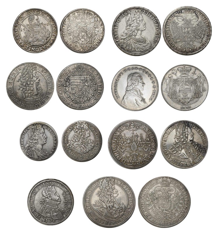 * Römisches Deutsches Reich, Partie mit 20 Münzen. Dabei u.a. Rudolf II., Taler ...