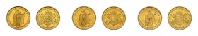 47 Goldmünzen Franz Josepf I. 21 x 10 Korona Ungarn 1892-1914 und 26 x 20 Korona 1892 -1916. Zusammen ca. 220 g.f.