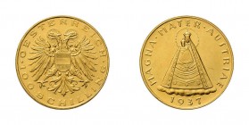 1. Republik, 100 Schilling 1937 Wien. Herinek 15. Selten, nur 2.926 Exemplaregeprägt.