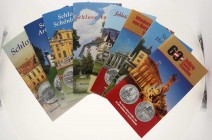 * 35 Silbermünzen Österreich. Dabei 20 x 100 Schilling ab 1991 bis 2001. Die beiden Silber/Titan Gedenkmünzen Kommunikation 2000 und Mobilität 2001 en...