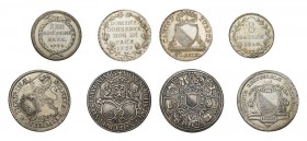 * Partie Kantonalmünzen untergebracht auf 2 BEBA Tablaren. Dabei u.a. 8 Batzen 1810 Zürich, Taler 1660 Zürich sog. Hochmutstaler (HMZ 2-1146I), Taler ...