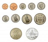 * Partie Schweiz mit hohem Silberanteil. Dabei Silbergeld Schweiz ca. 270 Franken nominal, Silbermedaillen zu unterschiedlichen Anlässen, 5 Franken Ge...