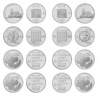 * Kleine Partie mit 8 seltenen Probeprägungen "Essai" Schweizer Gedenkmünzen. Dabei 20 Franken 1998 "200 Jahre Helvetische Republik", nur 250 Exemplar...
