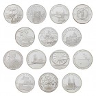 * Investorenbestand der 20 Franken Silbergedenkmünzen Schweiz. Dabei 270 Gedenkmünzen in polierter Platte, jeweils orginalverpackt mit 20 x 1997 Gotth...
