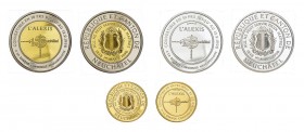 * Seltenes originalverpacktes Set mit 3 Medaillen zum 150 jährigen Jubiläum Neuchatel "les Alexis" von 1998. Dabei 1 x Medille Kupfernickel, 1 x Silbe...