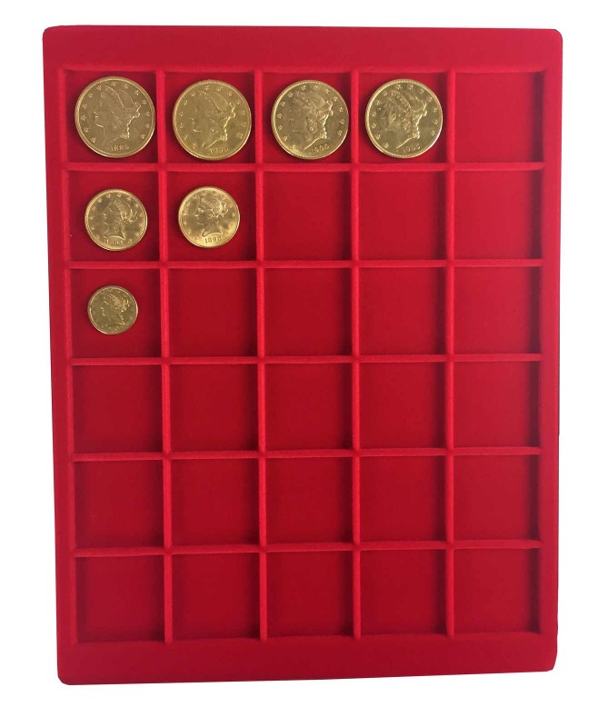 7 Goldmünzen USA. Dabei 4 x 20 Dollar 1899 S, 1889 S, 1900 S, 1905 S, 2 x 10 Dol...