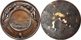 Indian Peace Medals
Circa 1860 Reverse Shell for the James Buchanan Indian Peace Medal. Copper. First Size. First Reverse. Julian IP-34, var., Prucha...
