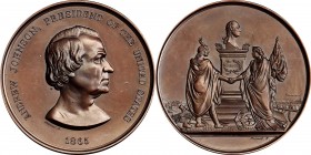 Indian Peace Medals
1865 Andrew Johnson Indian Peace Medal. Copper, Bronzed. Second Size. Julian IP-41, Prucha-52, Musante GW-771, Baker-173W. MS-63 ...