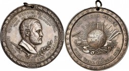 Indian Peace Medals
1871 Ulysses S. Grant Indian Peace Medal. Silver. Julian IP-42, Prucha-53. About Uncirculated.
63.4 mm. 1747.0 grains. Pierced f...