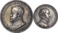 Early American and Betts Medals
Marriage of Philip II & Anna of Austria Medal. Cast Silver. After G. Poggini. Betts-8, Boerner-689. About Uncirculate...