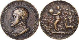 Early American and Betts Medals
Philip II/Colonial Trade Medal. Cast Bronze. After G. Poggini. Betts-12, Boerner-Unlisted, Attwood-1083. Choice Very ...