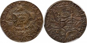 Early American and Betts Medals
1599 Capture of St. Tomas / Victories of the Argo Medal. Betts-20, Van Loon I, 519. Copper. EF-45 (PCGS).
29.1 mm. T...
