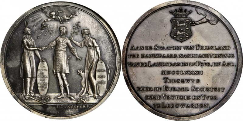 Early American and Betts Medals
1782 Frisian Recognition of American Independen...