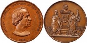 Indian Peace Medals
"1865" Andrew Johnson Indian Peace Medal. Large Size. By Anthony C. Paquet. Julian IP-40, Musante GW-770, Baker-173X, var (unlist...