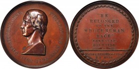 Mint and Treasury Medals
1871 David Rittenhouse Medal. By William Barber. Julian MT-1. Bronze. MS-63 BN (NGC).
46 mm. A rare bidding opportunity for...