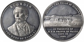 So-Called Dollars
LOT WITHDRAWN
44-45 mm. This is a rare variant of the Blondin medal, mentioned in a note in the supplement to Brown's British Hist...
