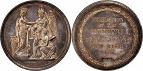 Agricultural, Scientific, and Professional Medals
1853 Exhibition of the Industry of All Nations Award Medal. By Charles Cushing Wright. Julian AM-16...