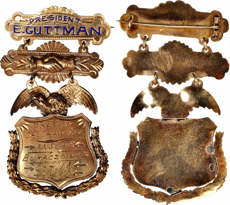 Religious, Society, and Fraternal Medals
American Social and Protective Organiz...