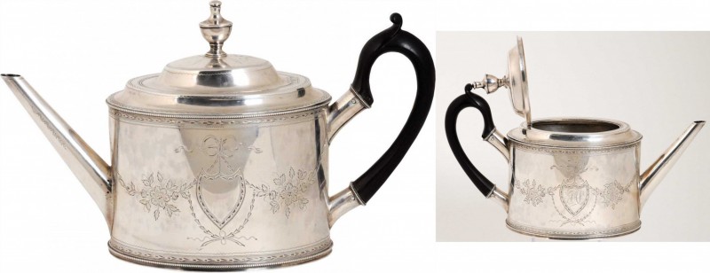 Brasher Doubloon
Silver Teapot by Ephraim Brasher (1744-1810). Active ca. 1786-...