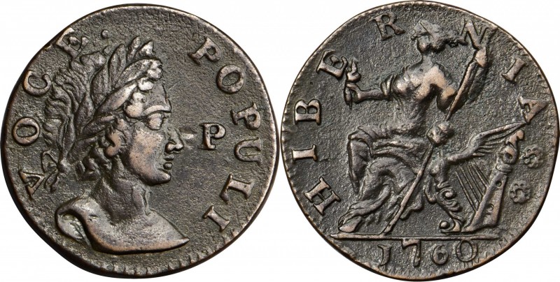 Voce Populi Halfpenny
1760 Voce Populi Halfpenny. Nelson-12, Zelinka 15-N, W-13...