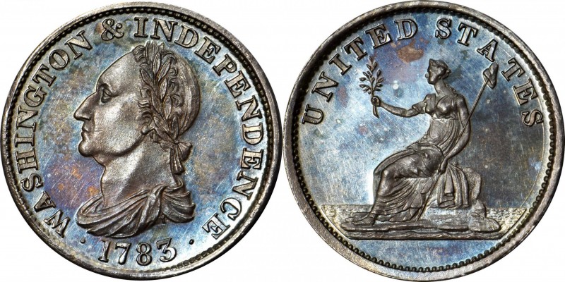 Washingtoniana
"1783” (circa 1860s) Washington and Independence. No Button. Mus...