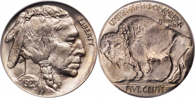 Buffalo Nickel
1923 Buffalo Nickel. MS-65 (PCGS). OGH.
Ideally suited for high...