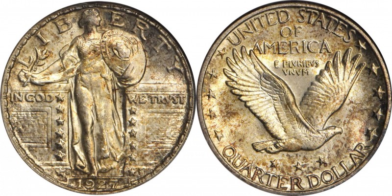 Standing Liberty Quarter
1927-S Standing Liberty Quarter. MS-65 (NGC). CAC.
On...