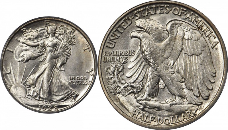 Walking Liberty Half Dollar
1928-S Walking Liberty Half Dollar. MS-64 (PCGS). C...