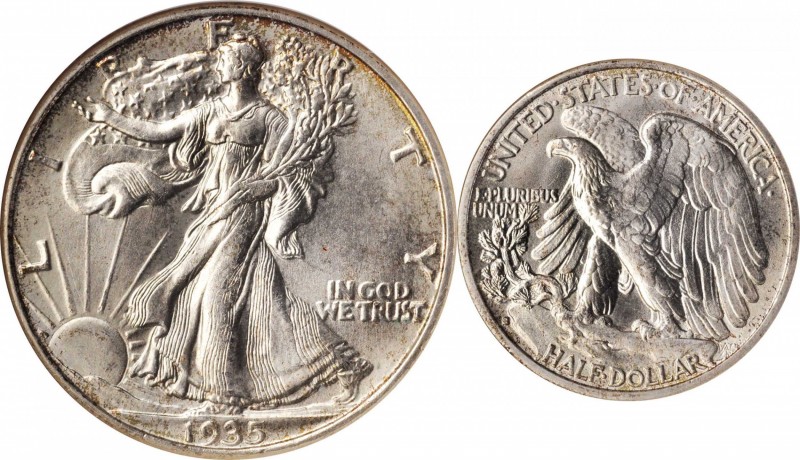 Walking Liberty Half Dollar
1935-S Walking Liberty Half Dollar. MS-65 (NGC). CA...