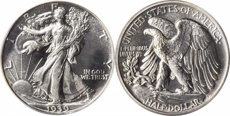 Walking Liberty Half Dollar
1939 Walking Liberty Half Dollar. Proof-66 (PCGS). ...