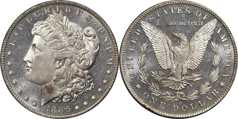 Morgan Silver Dollar
1886-O Morgan Silver Dollar. MS-67 DMPL (PCGS). CAC.
Here...