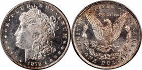 Morgan Silver Dollar
1878 Morgan Silver Dollar. 8 Tailfeathers. MS-65 (PCGS).
A highly lustrous, otherwise frosty Gem with appreciable reflective qu...