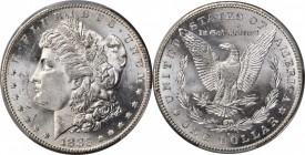 Morgan Silver Dollar
1883-S Morgan Silver Dollar. MS-64 (PCGS). CAC.
This is a lovely near-Gem, fully untoned with intense mint luster and razor sha...