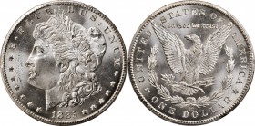 Morgan Silver Dollar
1885-CC Morgan Silver Dollar. MS-66 (PCGS).
A fully struck, fully untoned premium Gem to represent this perennially popular low...