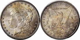Morgan Silver Dollar
1885-CC Morgan Silver Dollar. MS-66 (PCGS).
Smooth, frosty mint luster blends with warm coppery-gold patina on both sides of th...