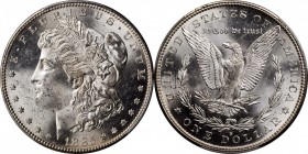 Morgan Silver Dollar
1885-S Morgan Silver Dollar. MS-65 (PCGS).
Brilliant frosty-white surfaces are highly lustrous with outstanding visual appeal....