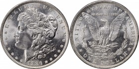 Morgan Silver Dollar
1886 Morgan Silver Dollar. MS-67+ (PCGS). CAC.
A flashy and bright Superb Gem with radiant luster on both sides. The surfaces a...
