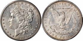 Morgan Silver Dollar
1889-CC Morgan Silver Dollar. AU Details--Cleaned (PCGS).
Generally untoned silver-gray surfaces exhibit faint highlights of ch...