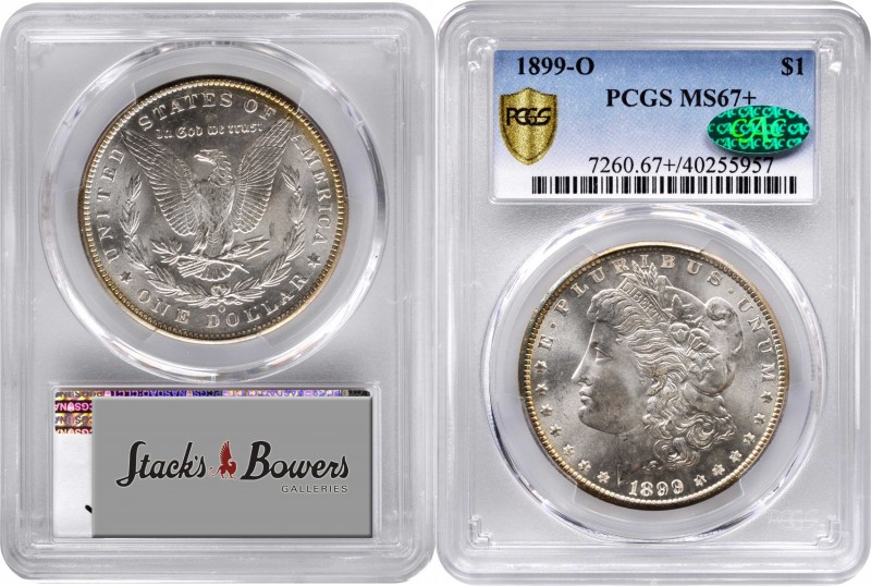 Morgan Silver Dollar
1899-O Morgan Silver Dollar. MS-67+ (PCGS). CAC.
Overall ...